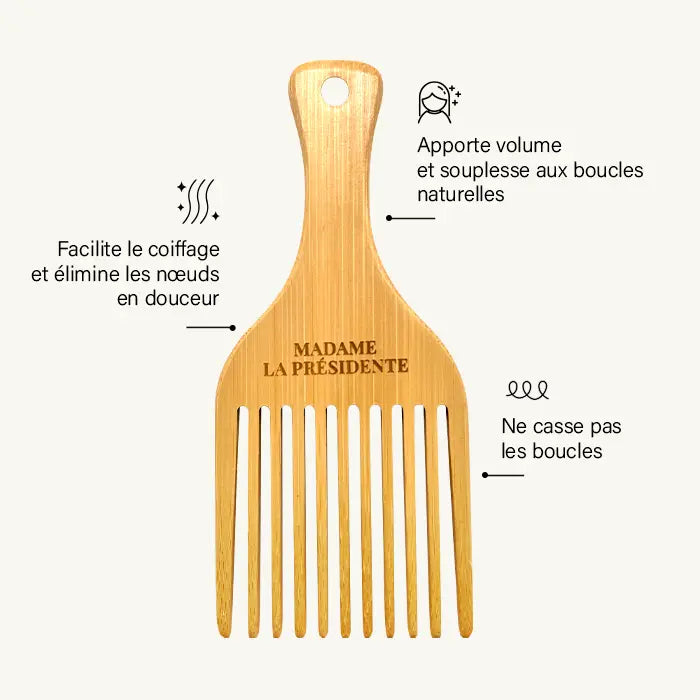 Peigne volume cheveux Afro comb