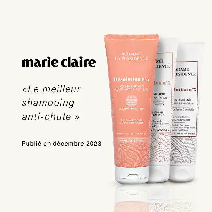 Shampoing anti-chute cheveux bouclés